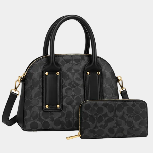 Classic C-Pattern Shell Handbag Set