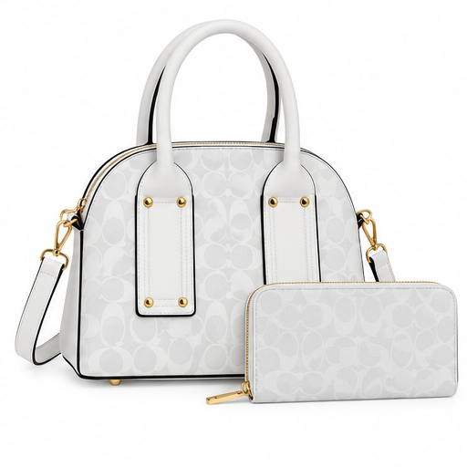 Classic C-Pattern Shell Handbag Set