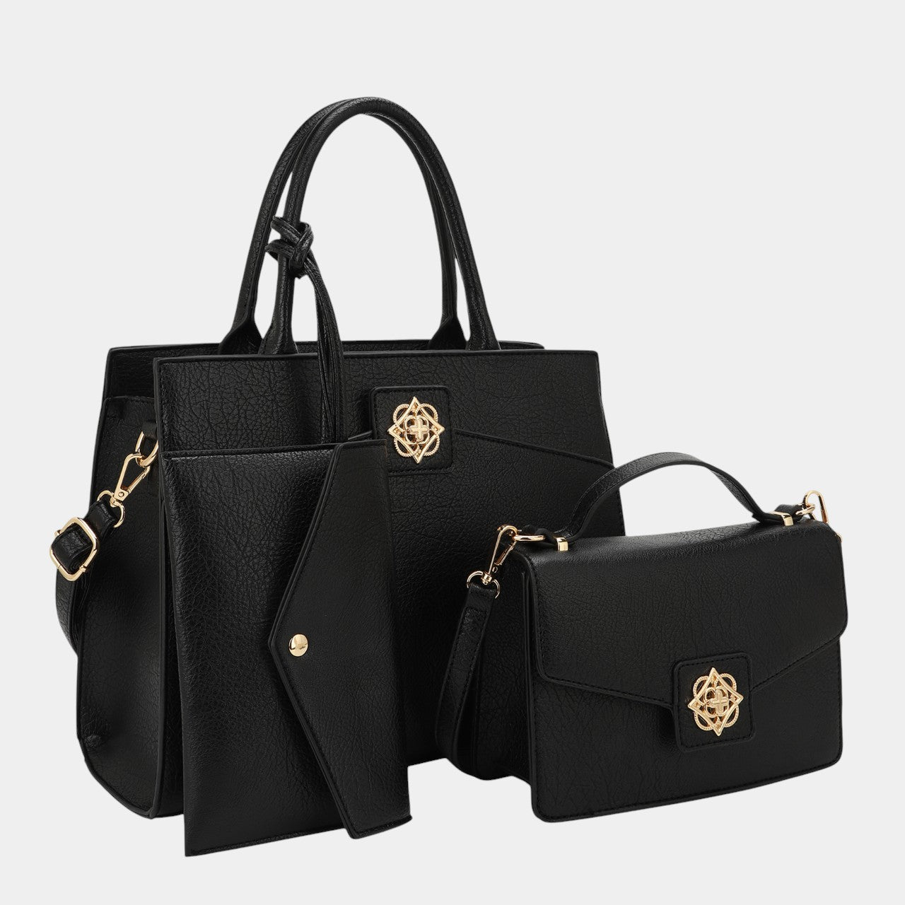 Naomi Star Tote Set with Extra Crossbody Bag and Wallet