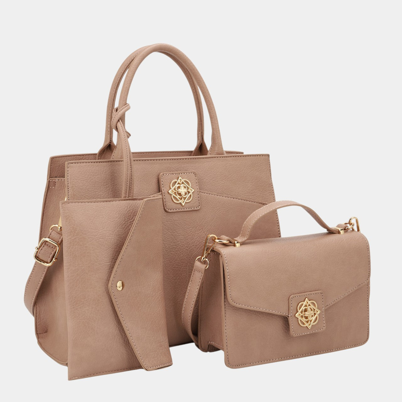 Naomi Star Tote Set with Extra Crossbody Bag and Wallet