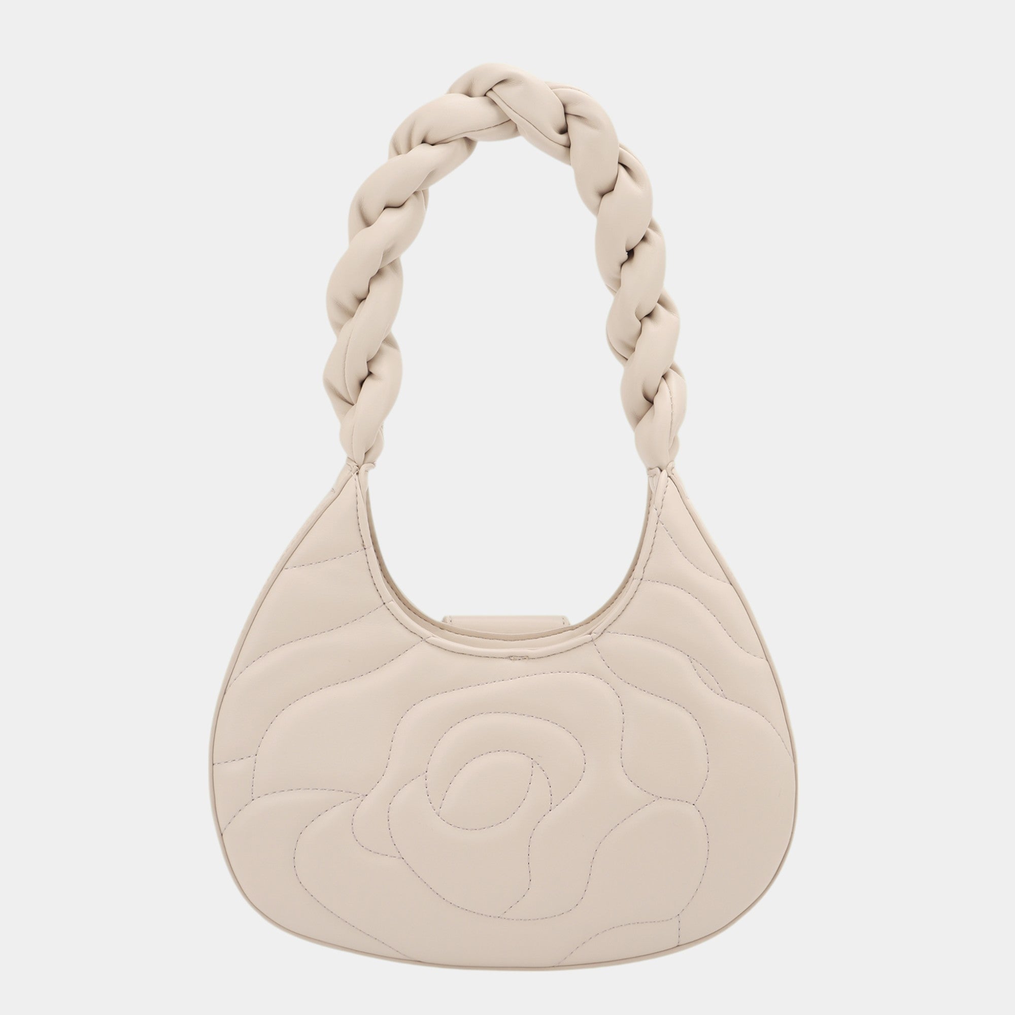 Exclusive Braided Crystal Embellished Hobo Bag