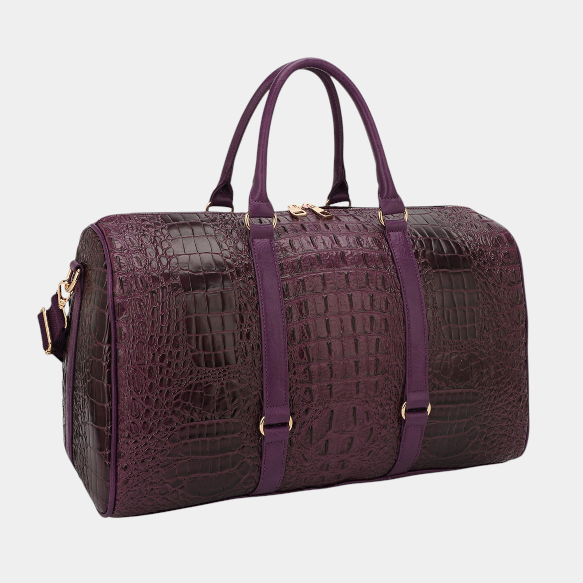 Sienna Exclusive Croc-Print Duffle Bag