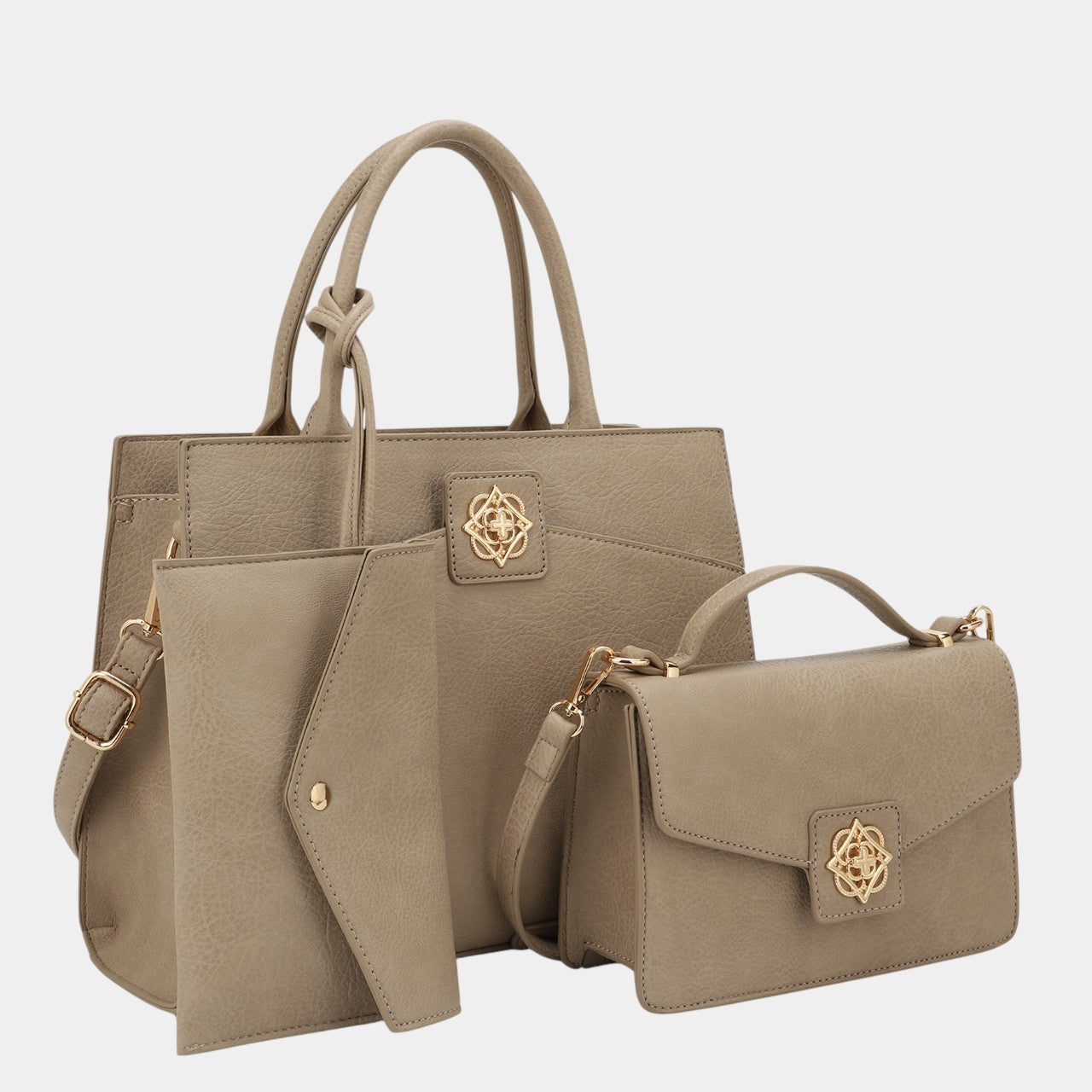 Naomi Star Tote Set with Extra Crossbody Bag and Wallet