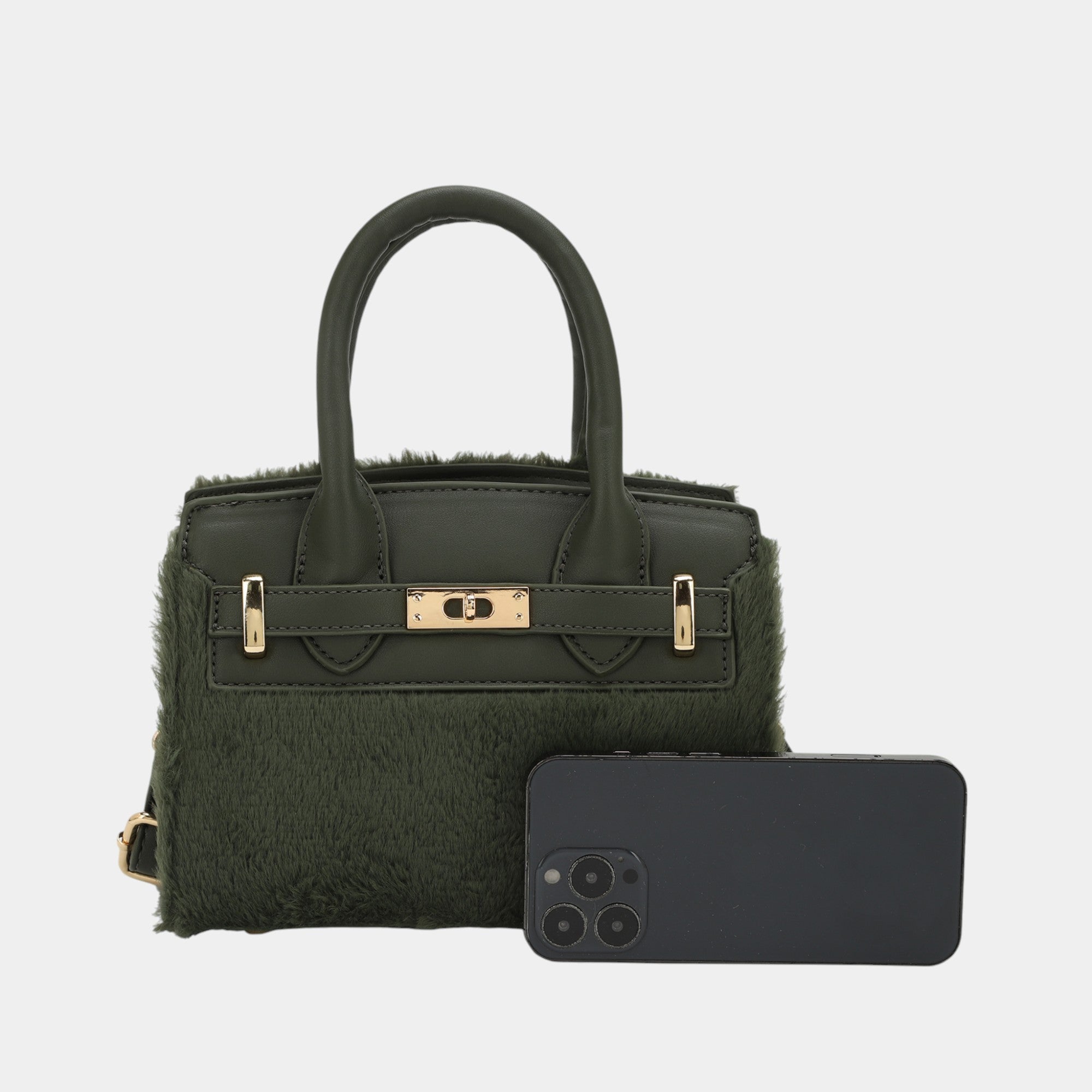 Vivienne Exclusive Mini Luxe Fur Shoulder Bag