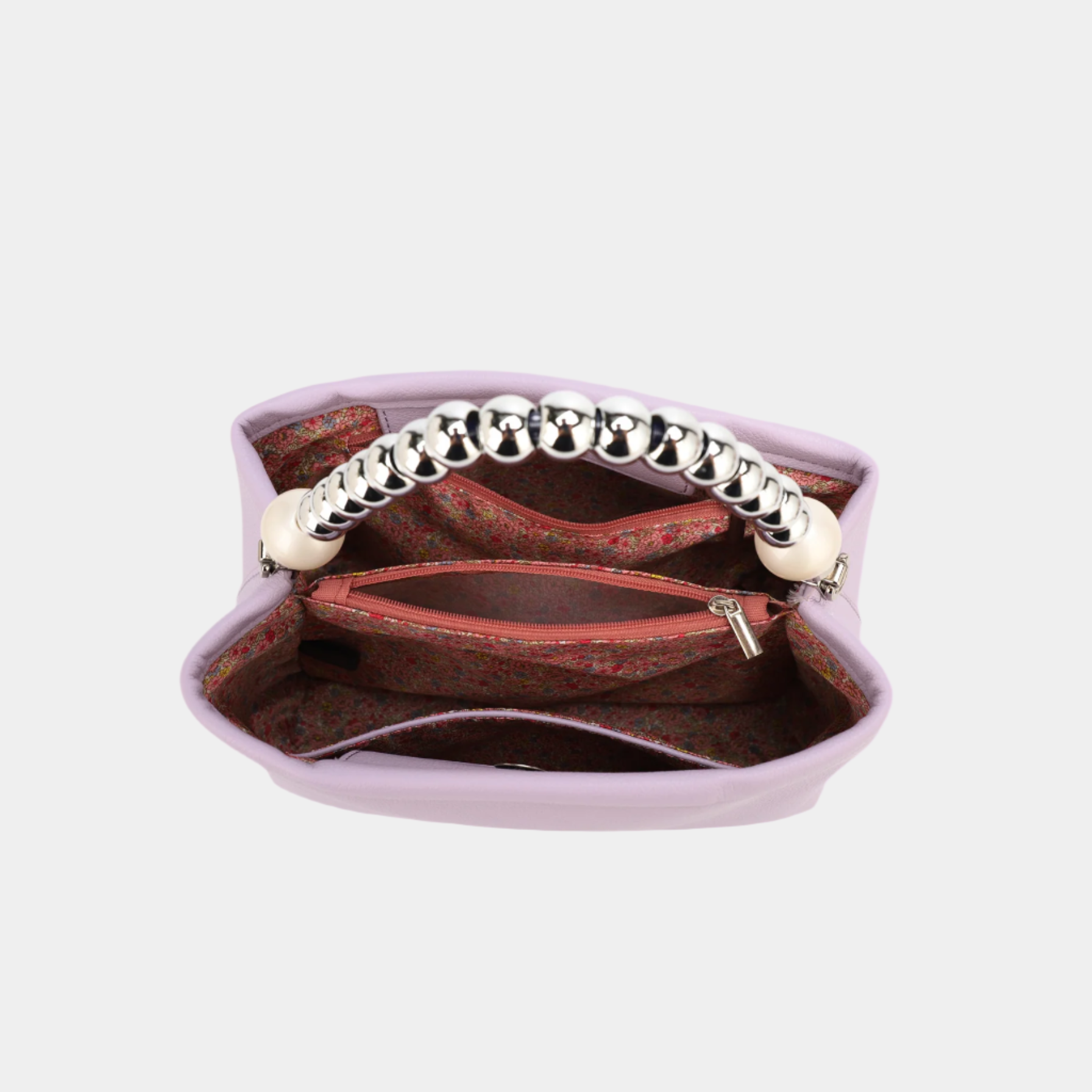 Nova Beads Handle Satchel Bag