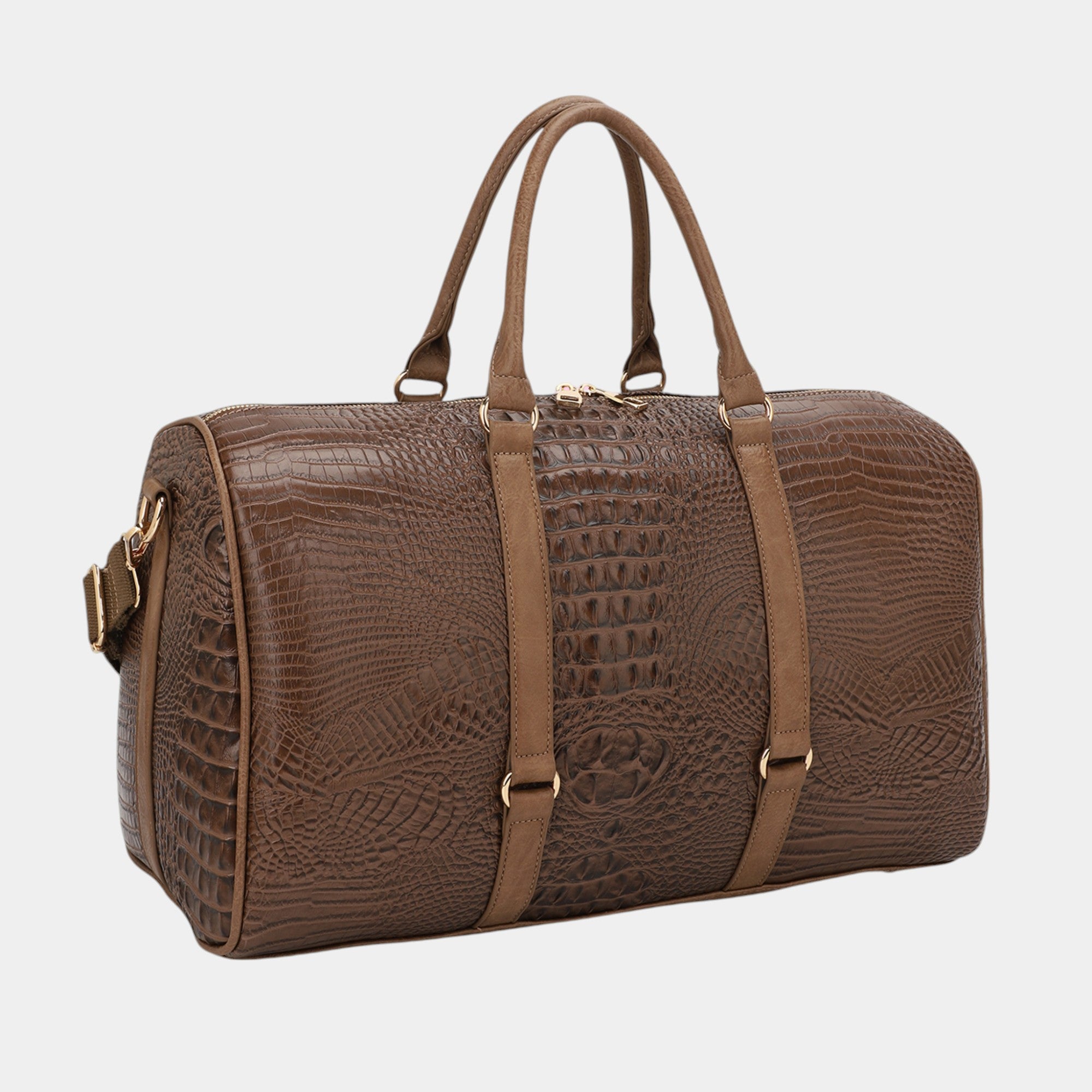 Sienna Exclusive Croc-Print Duffle Bag