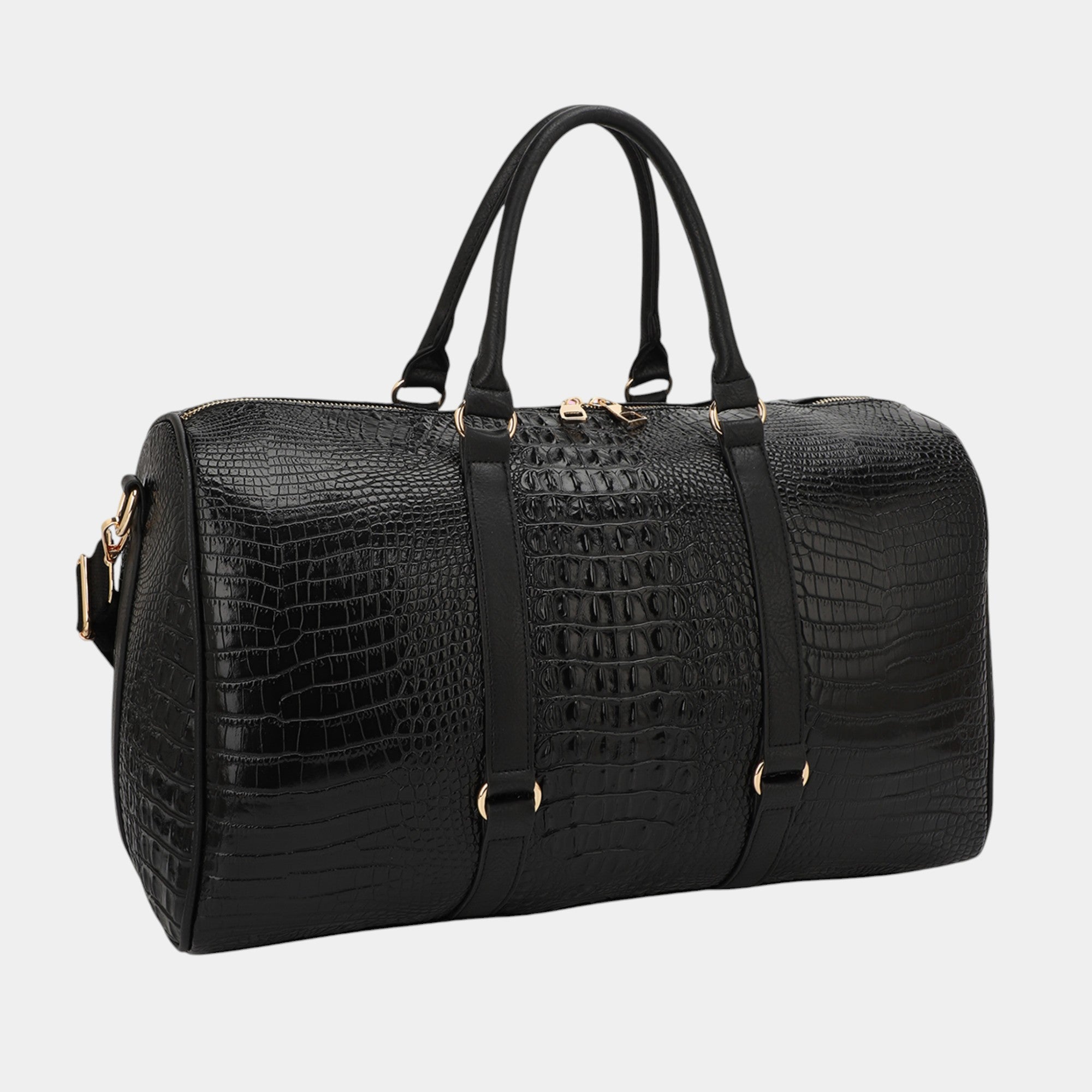 Sienna Exclusive Croc-Print Duffle Bag