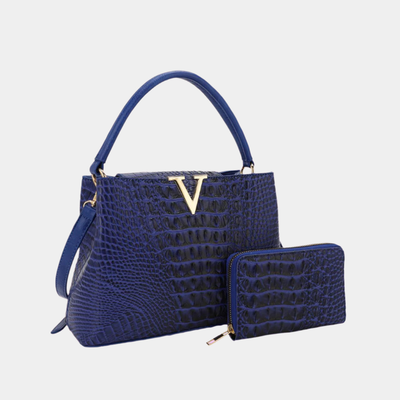 Bag Party Fall Fashion Satchel Set with Extra Wallet