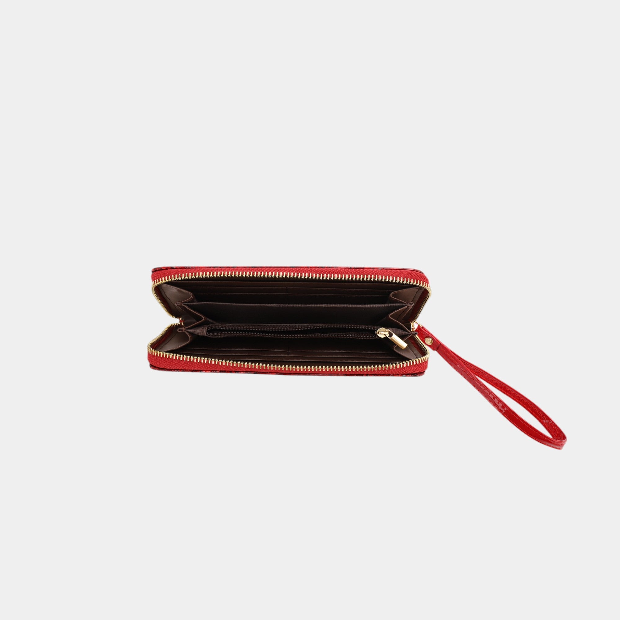 Sienna Crimson Elegance Croc-Embossed Tote Set