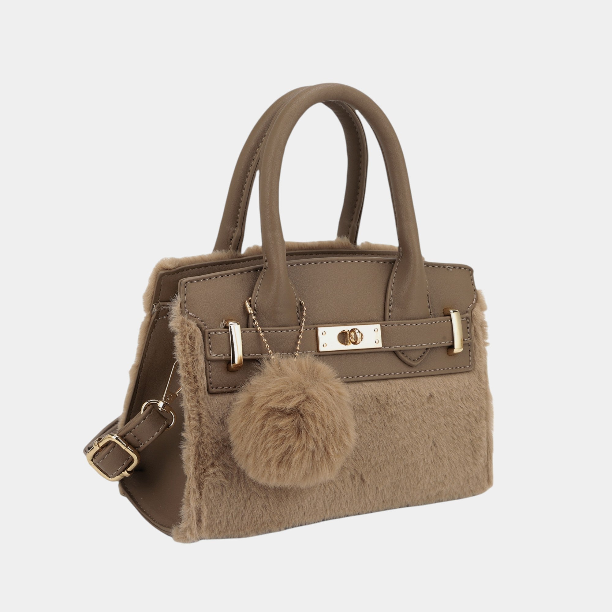 Vivienne Exclusive Mini Luxe Fur Shoulder Bag