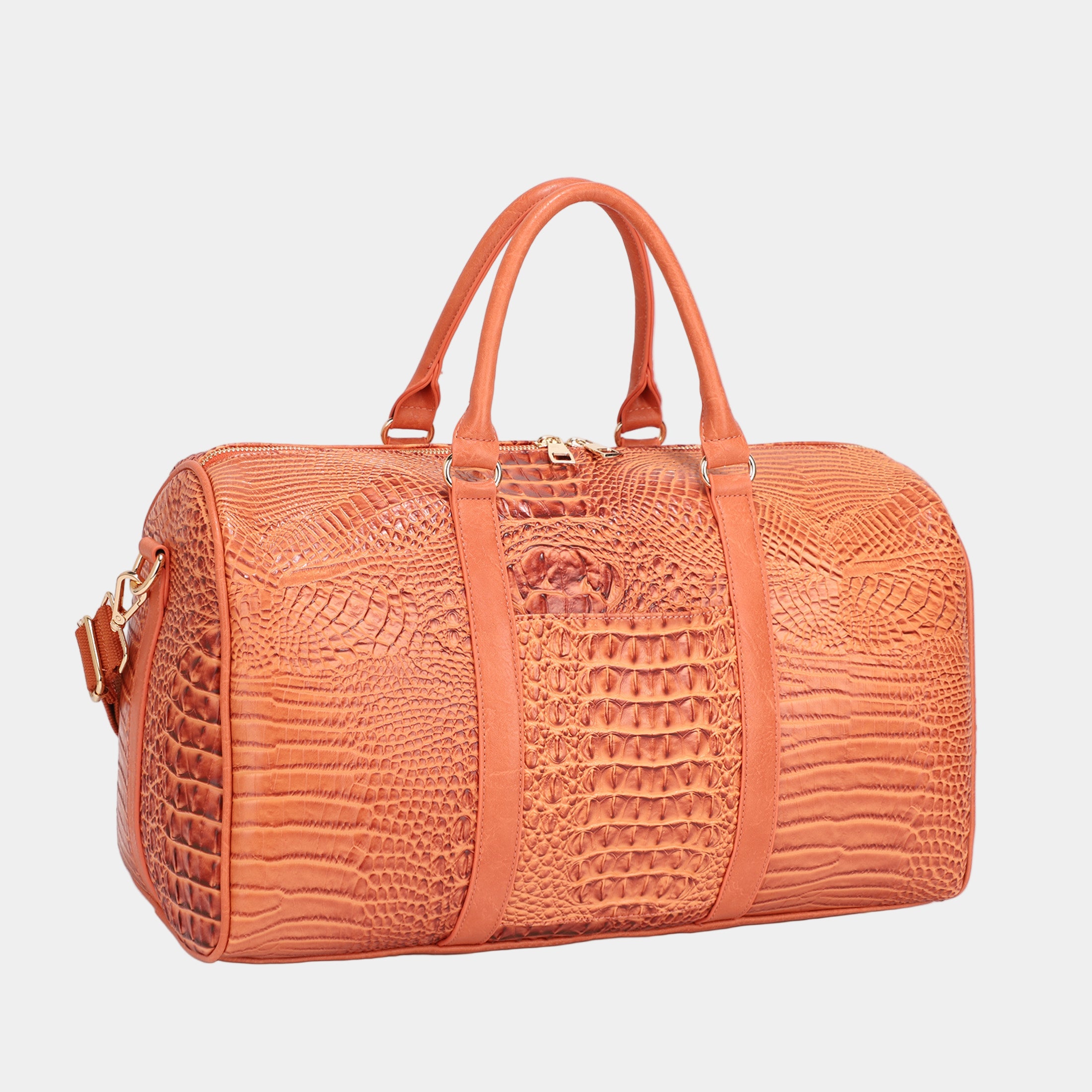 Sienna Exclusive Croc-Print Duffle Bag