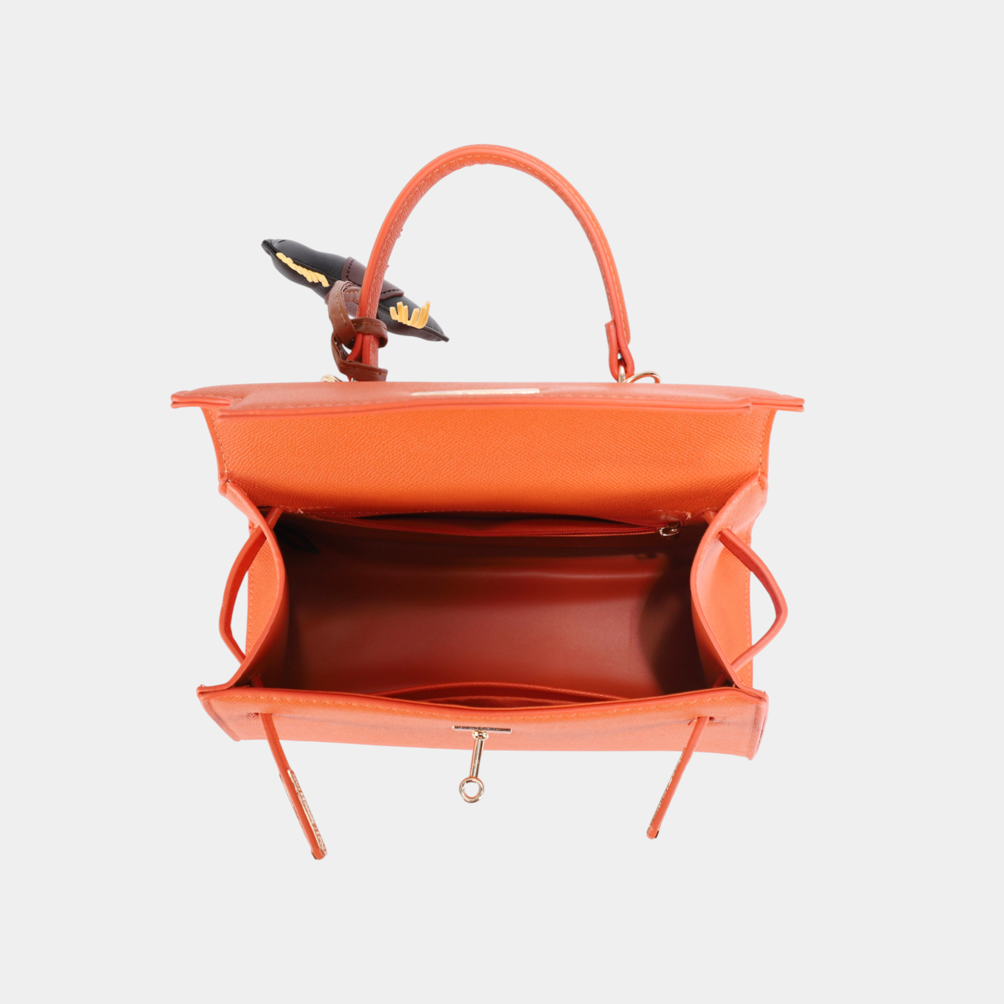 Elegant Women Handbag with Pony Charm