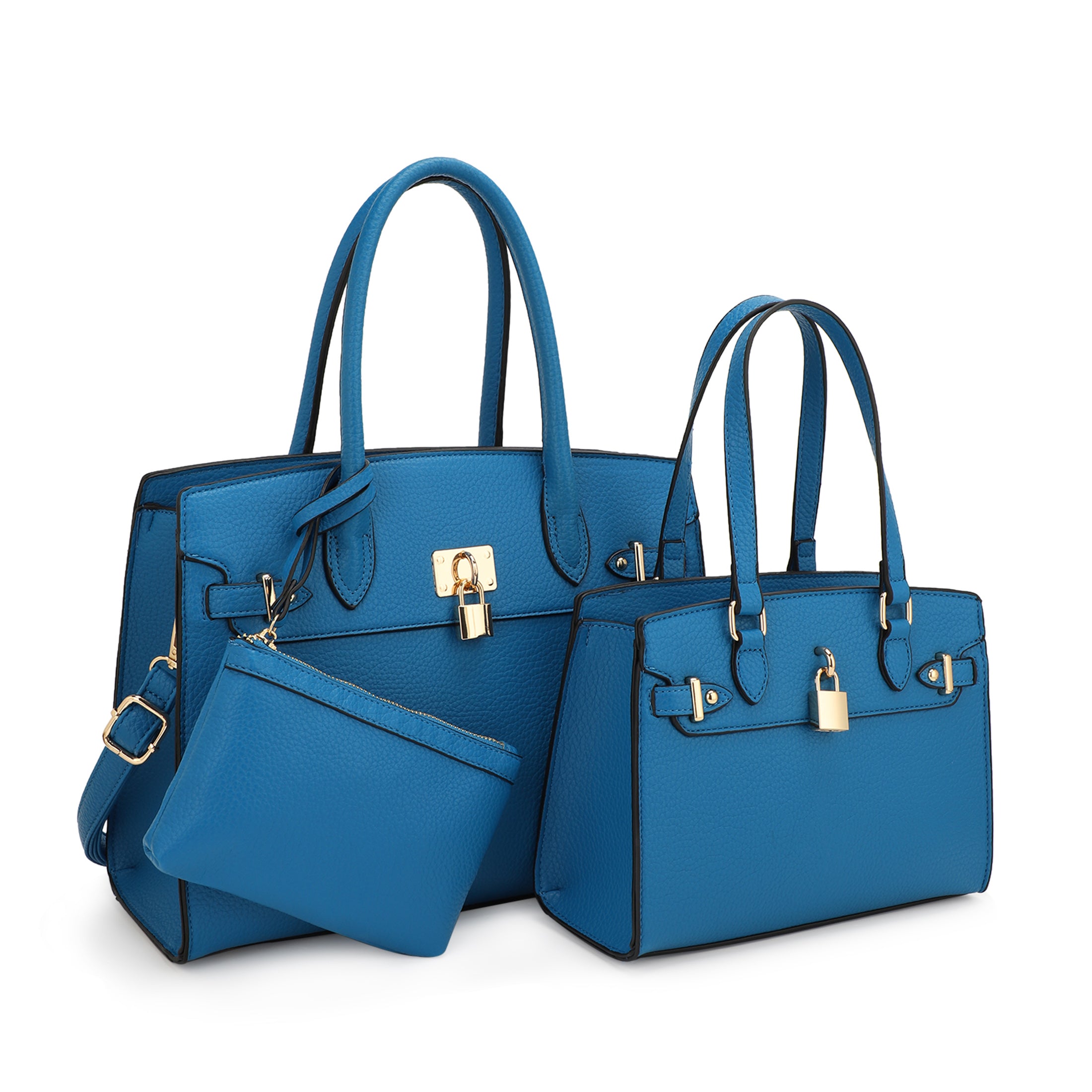 Naomi 3-Piece Vegan Leather Handbag Set