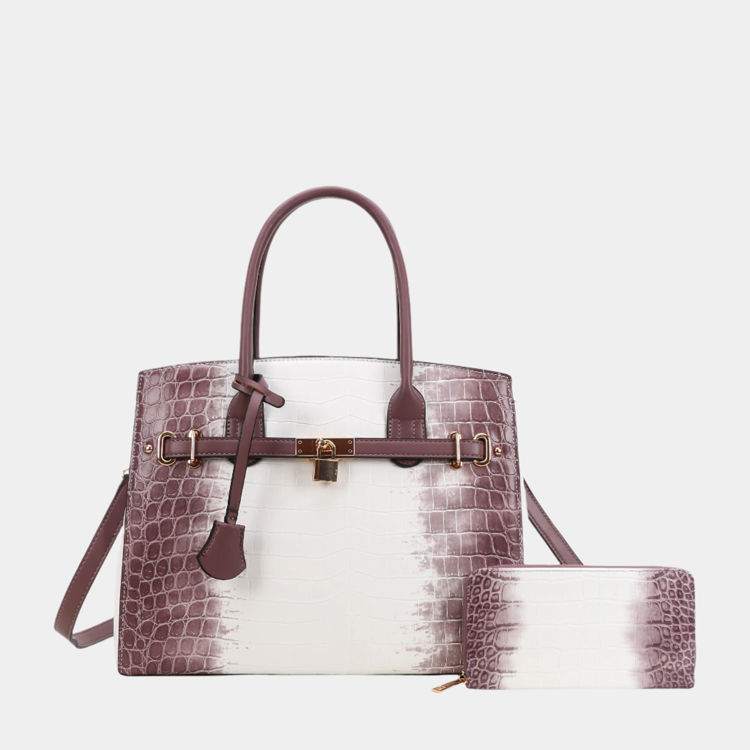 BagParty Elegant Colorblock Women Working Tote Bag Set