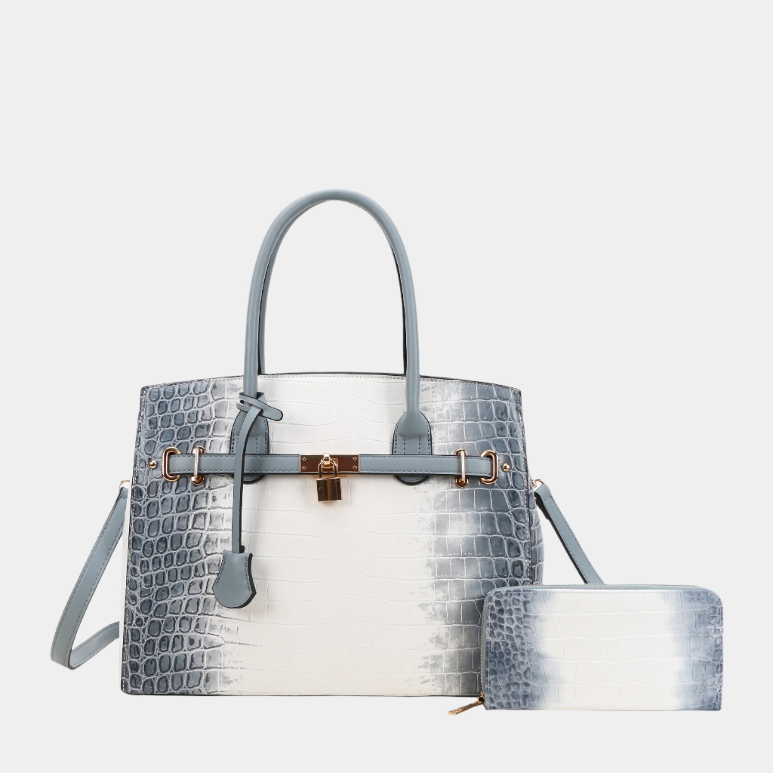 BagParty Elegant Colorblock Women Working Tote Bag Set