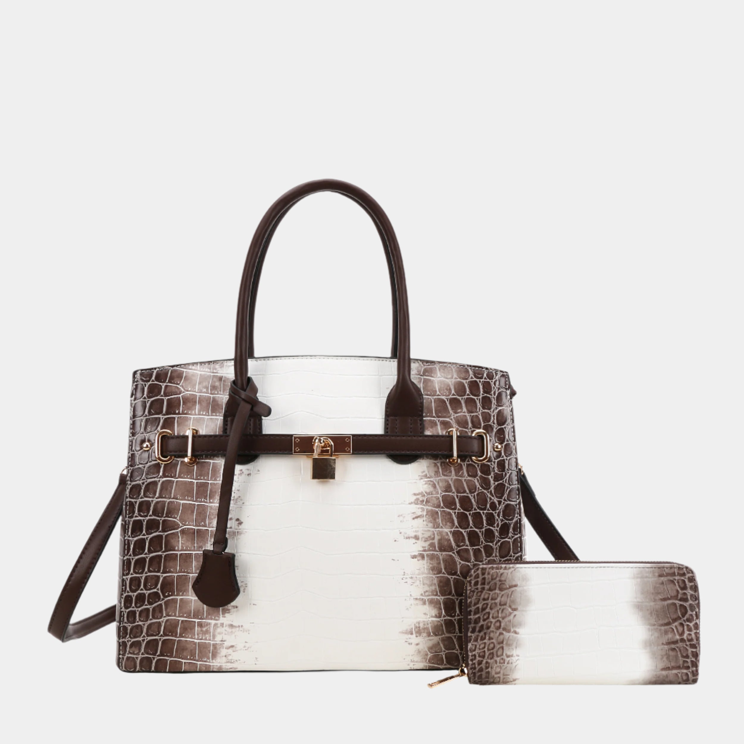 BagParty Elegant Colorblock Women Working Tote Bag Set