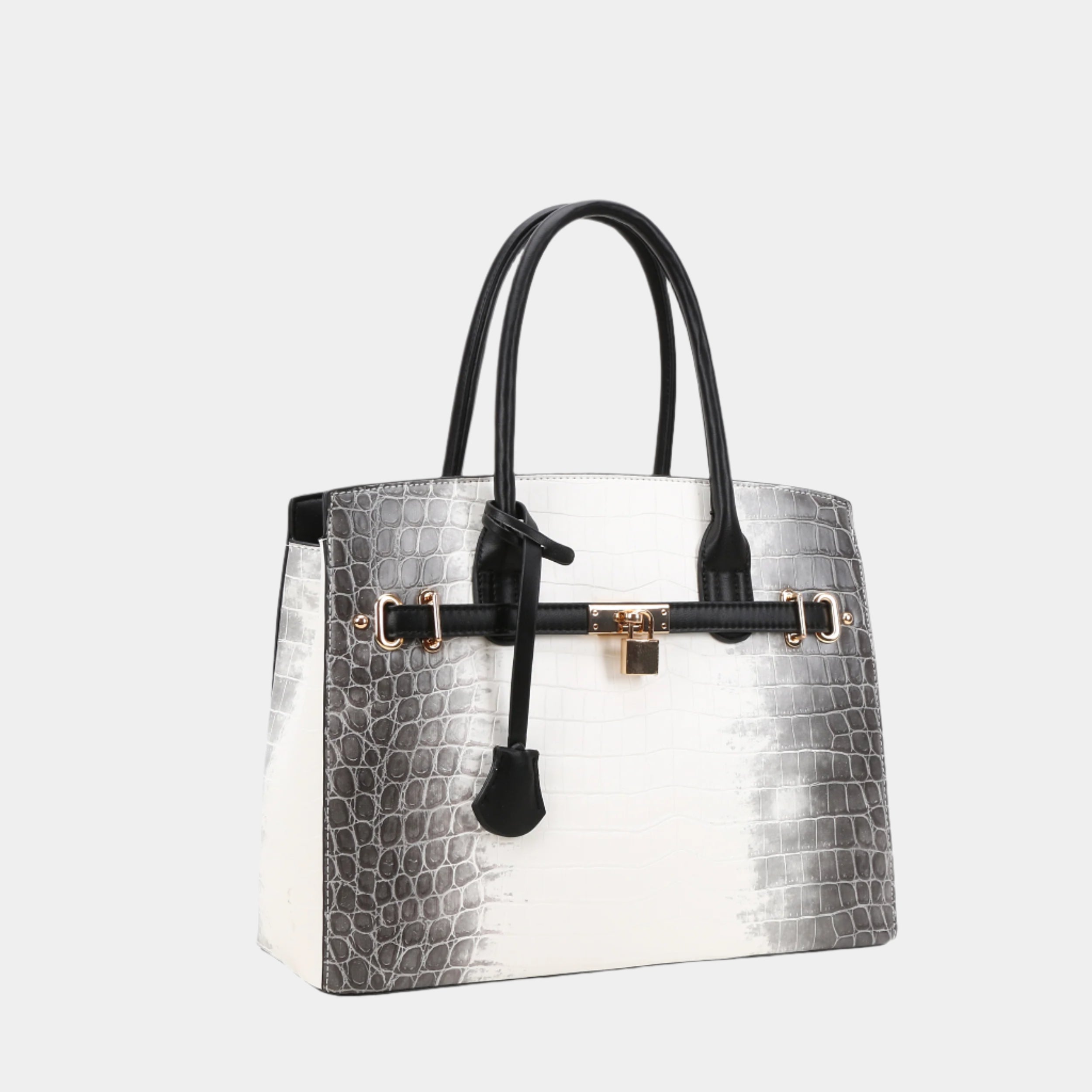BagParty Elegant Colorblock Women Working Tote Bag Set