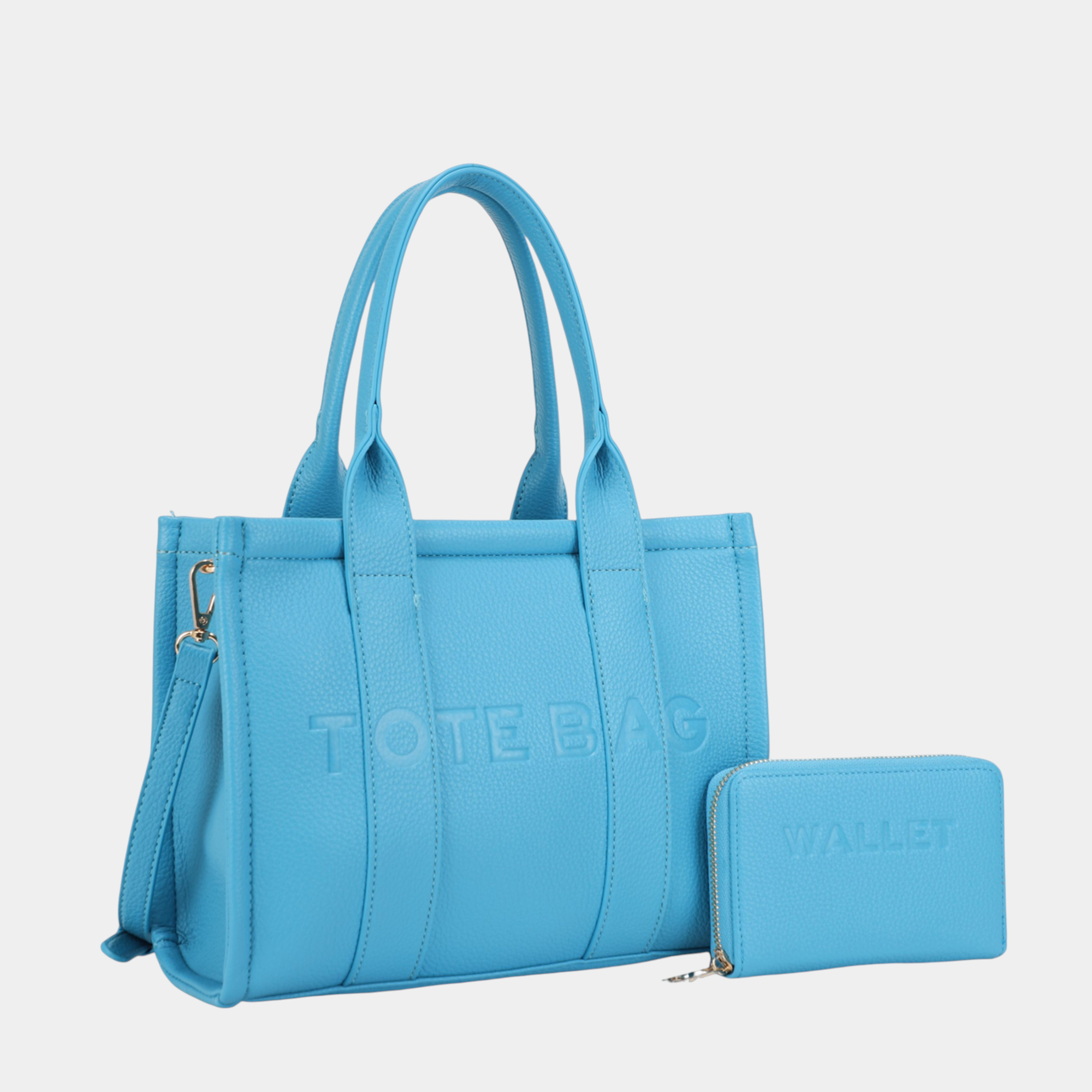Luxury Letter Pattern Tote Bag Set