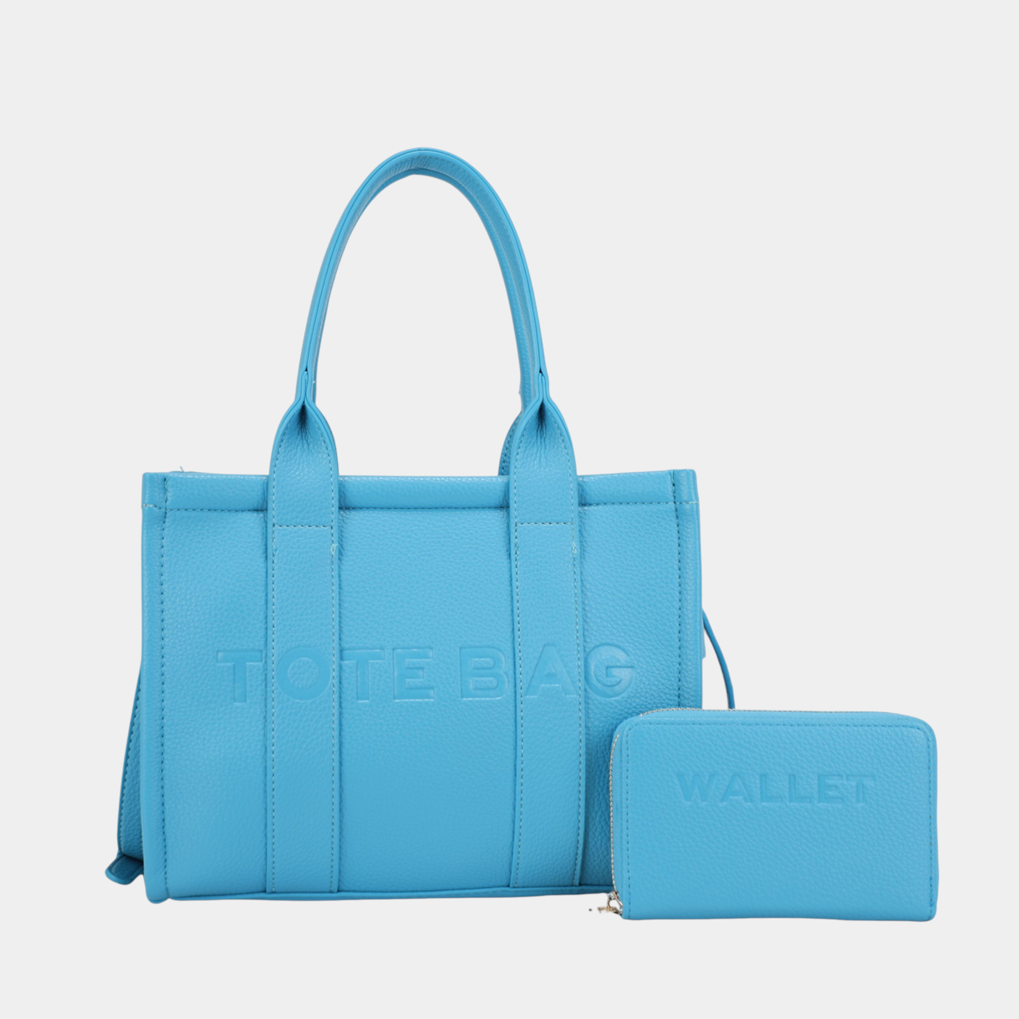 Luxury Letter Pattern Tote Bag Set
