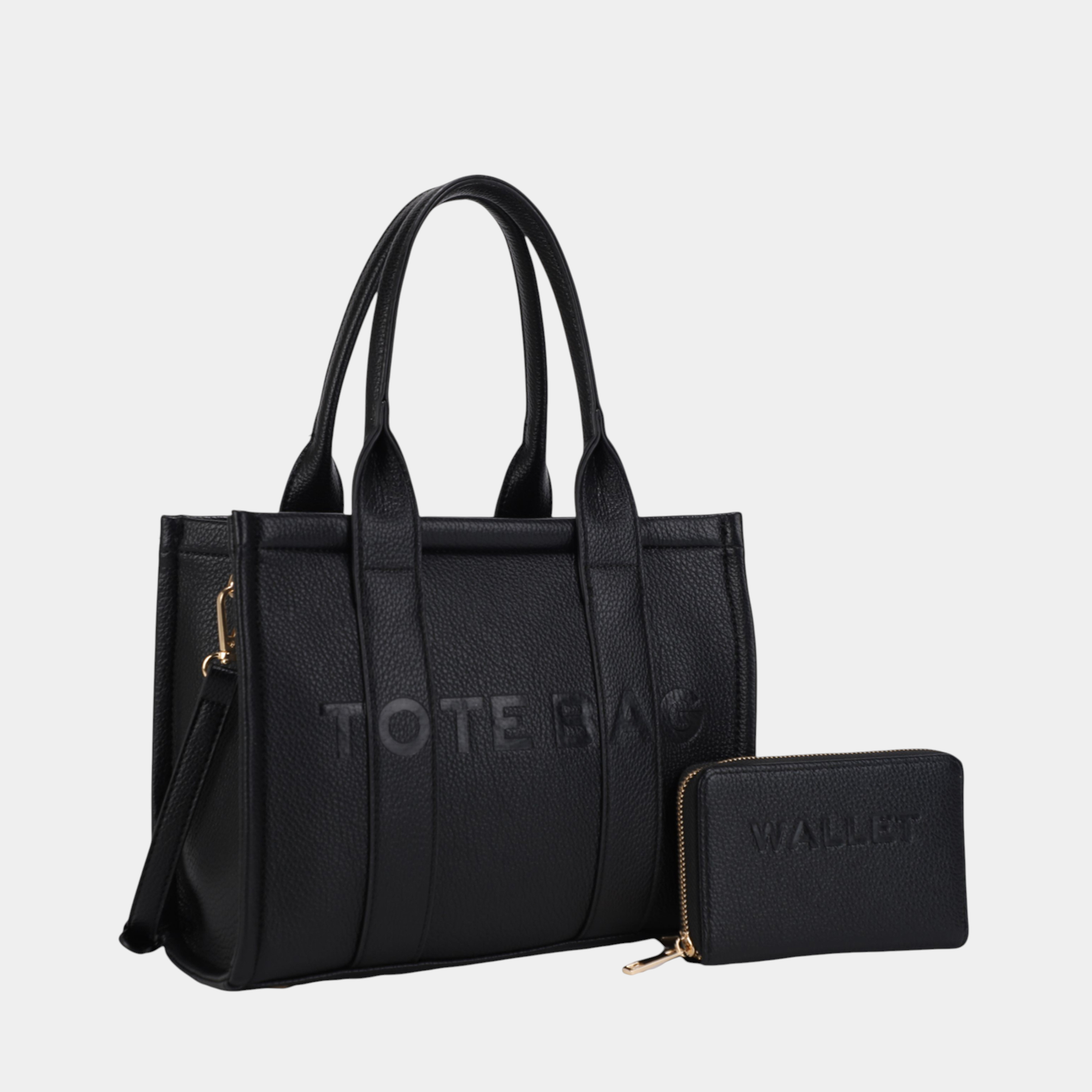 Luxury Letter Pattern Tote Bag Set