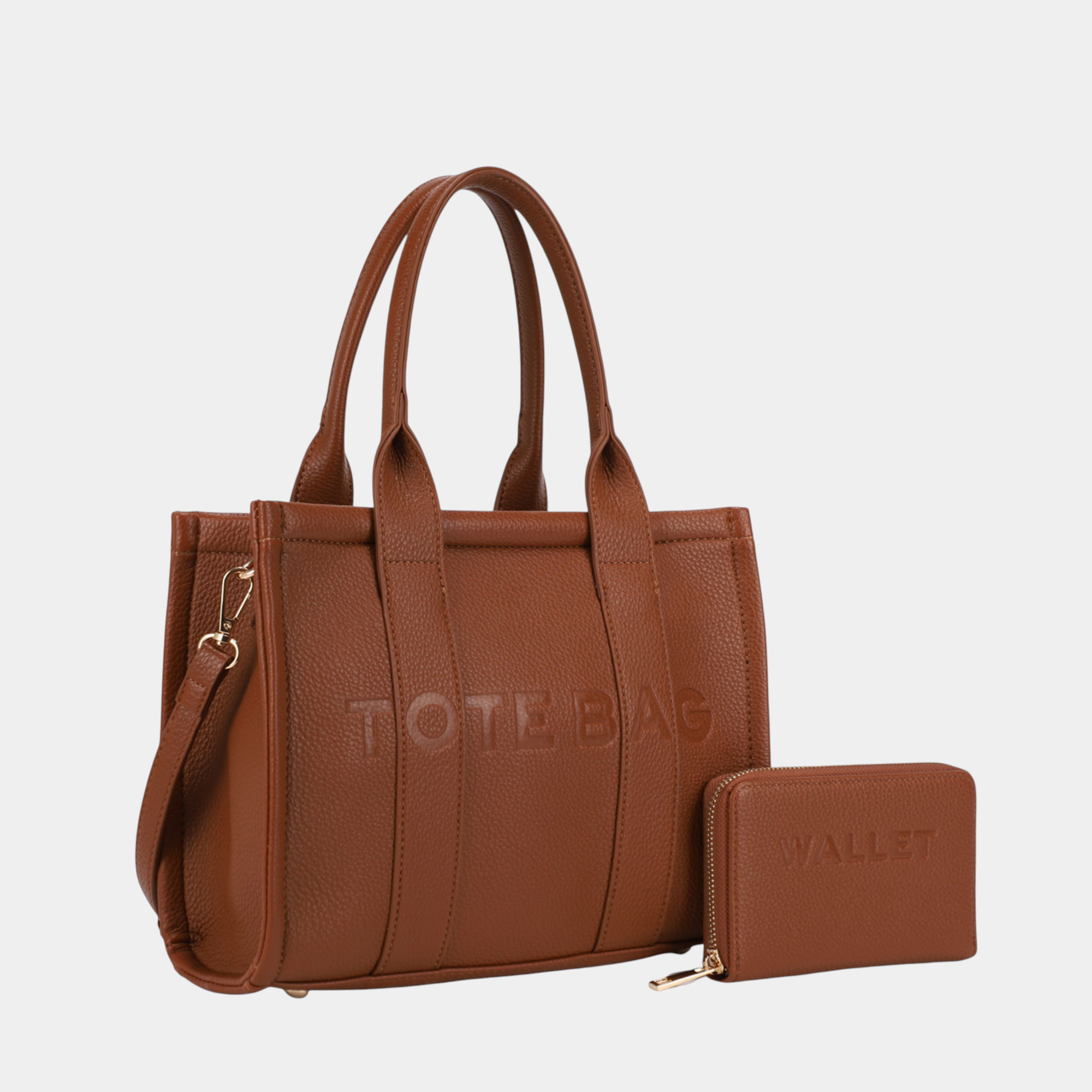Luxury Letter Pattern Tote Bag Set