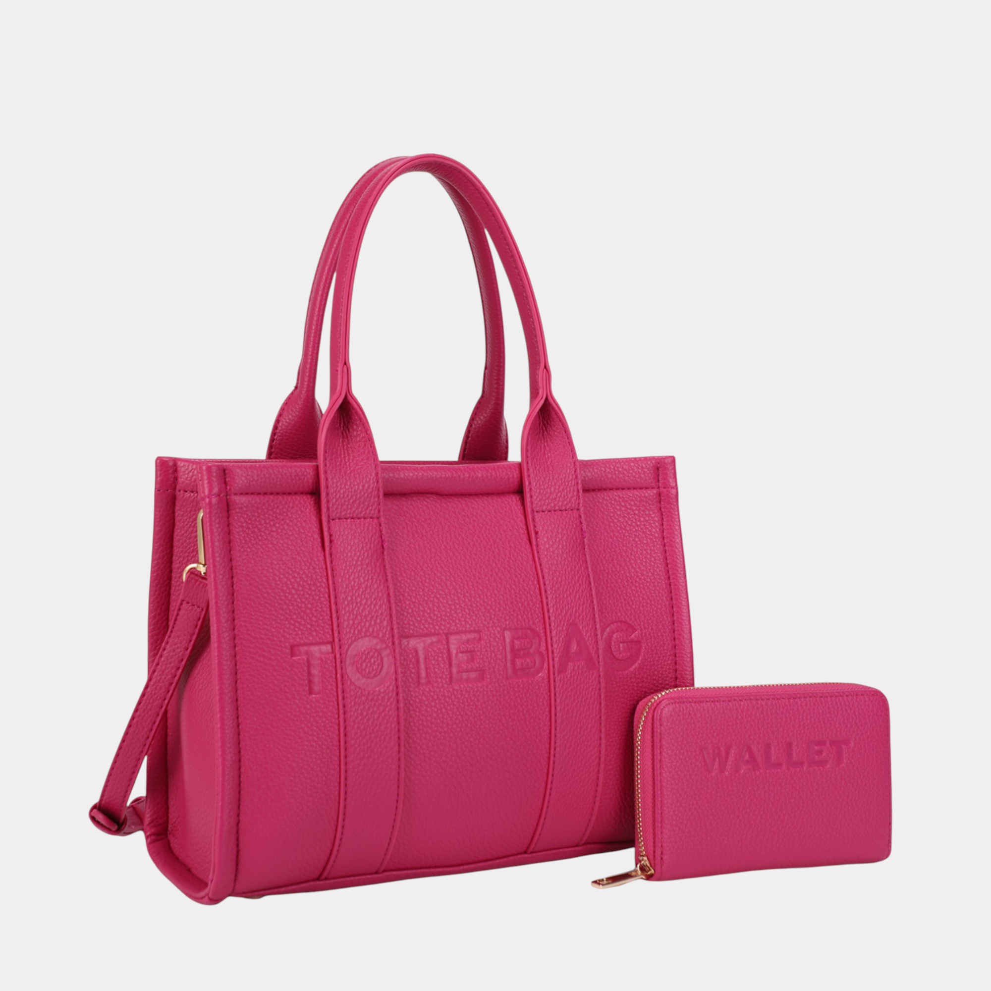 Luxury Letter Pattern Tote Bag Set