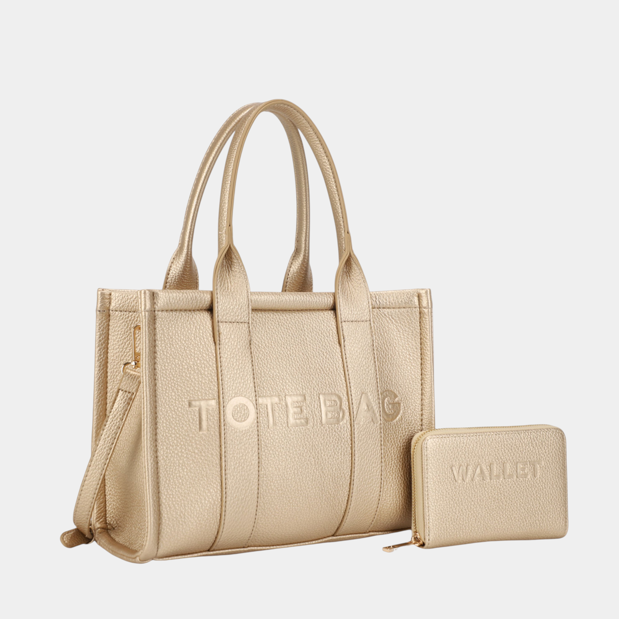 Luxury Letter Pattern Tote Bag Set