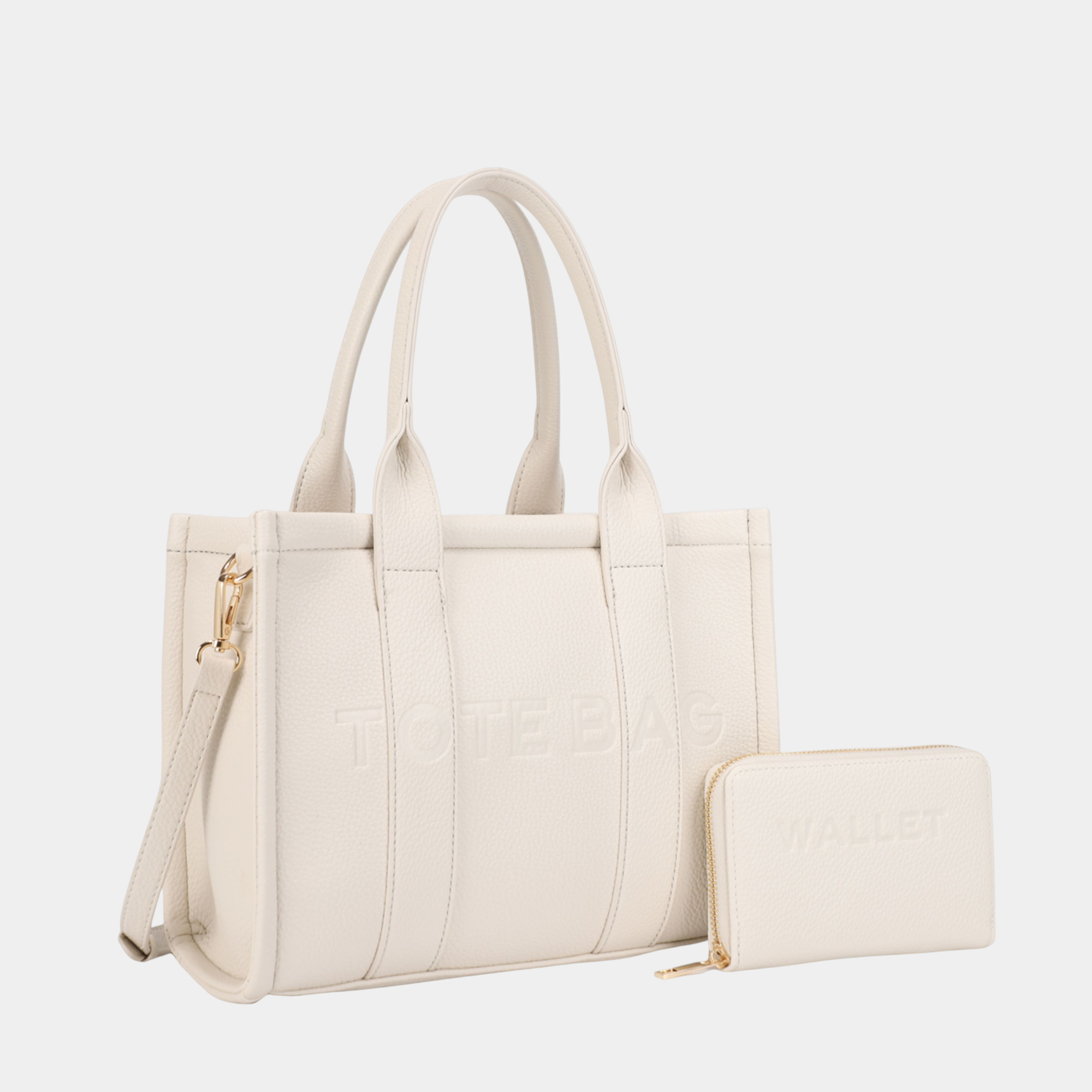 Luxury Letter Pattern Tote Bag Set