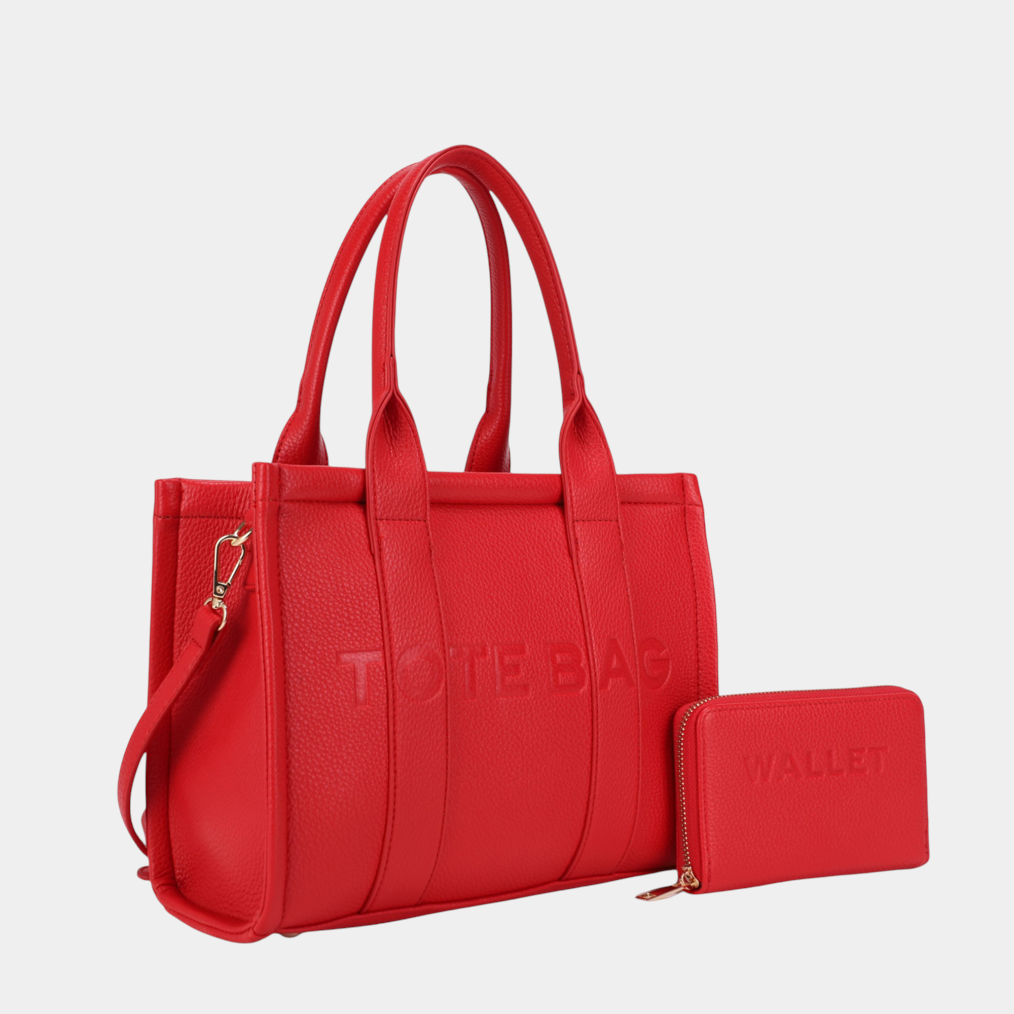 Luxury Letter Pattern Tote Bag Set