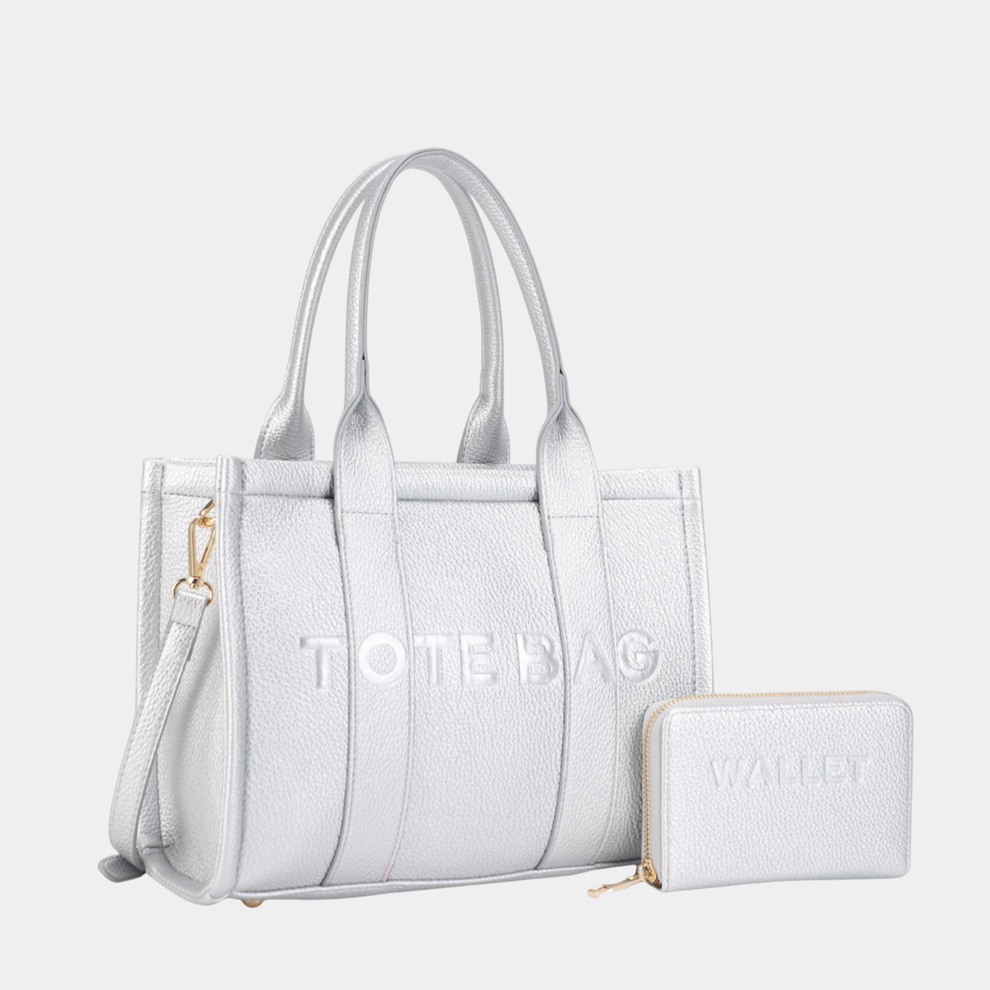 Luxury Letter Pattern Tote Bag Set