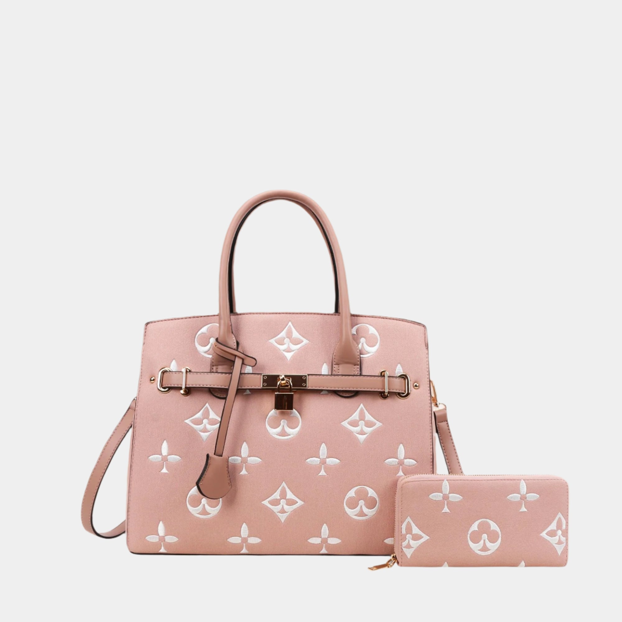 Floral Pattern Working Women Handbag Set