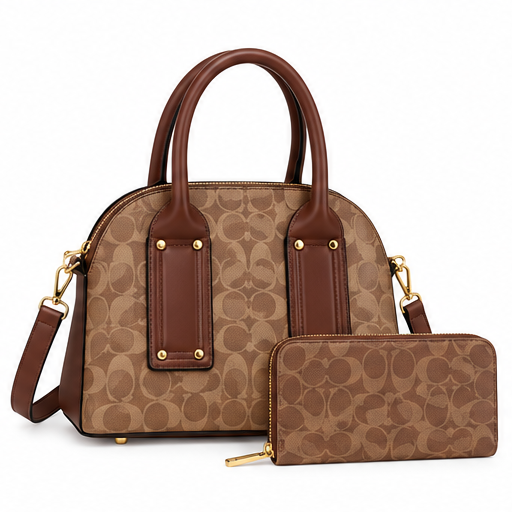 Classic C-Pattern Shell Handbag Set