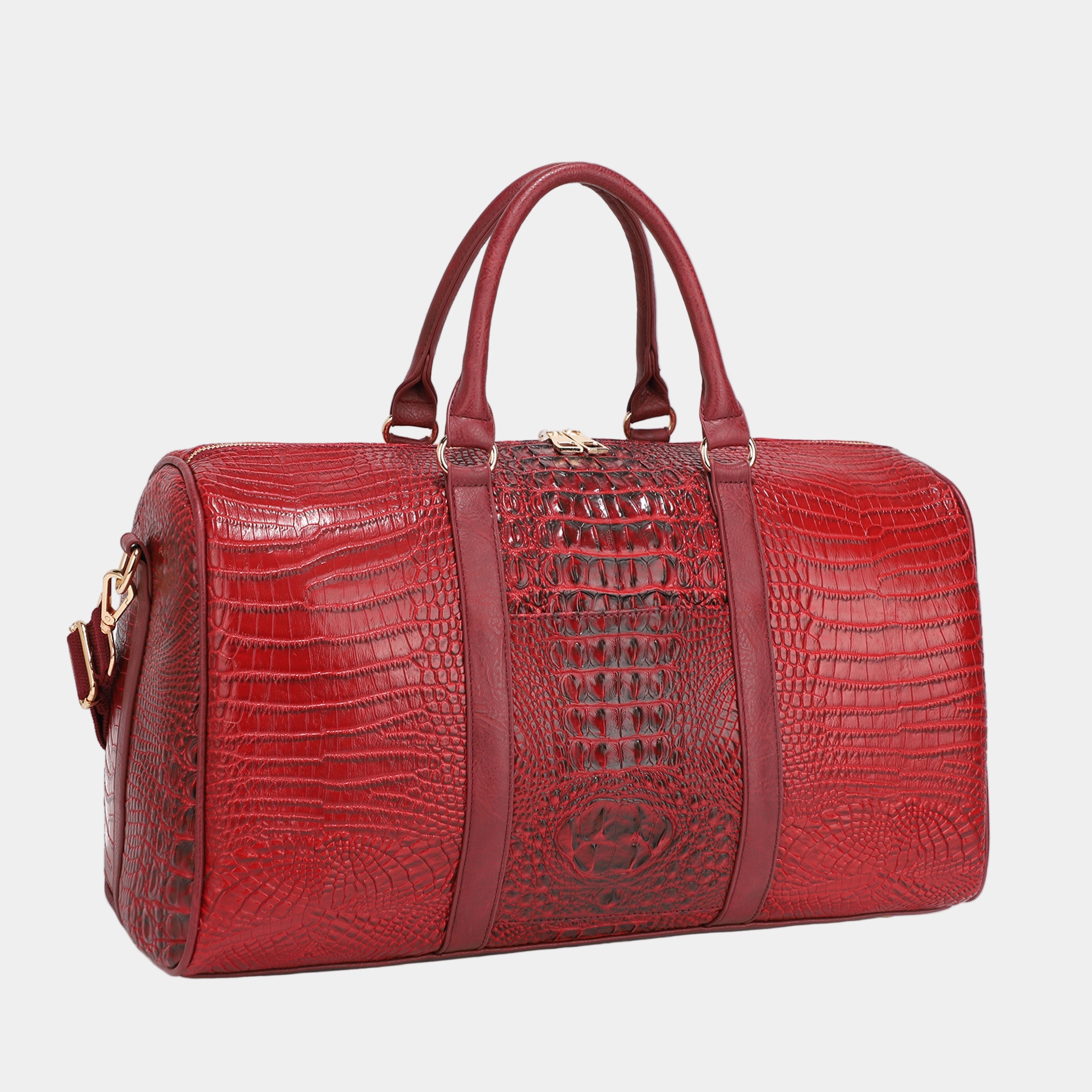 Sienna Exclusive Croc-Print Duffle Bag