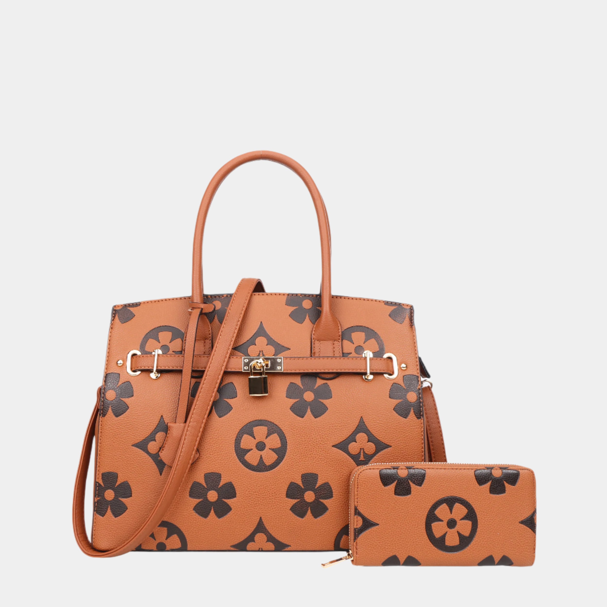 BagParty Flower Print Tote Set
