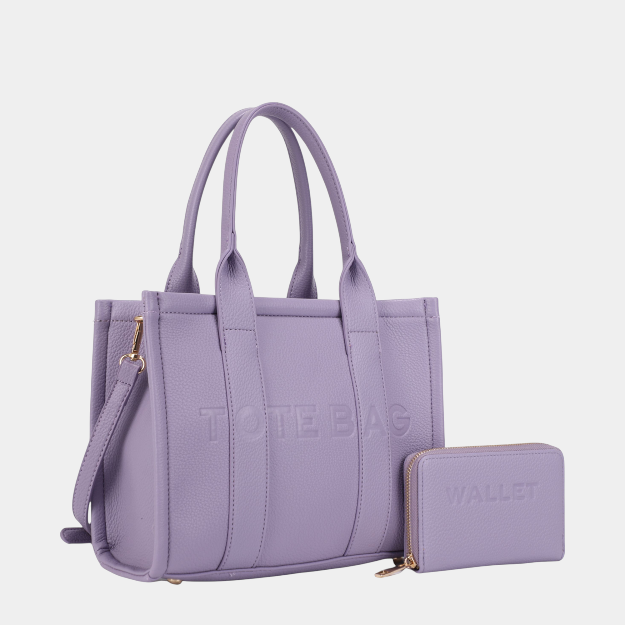 Luxury Letter Pattern Tote Bag Set